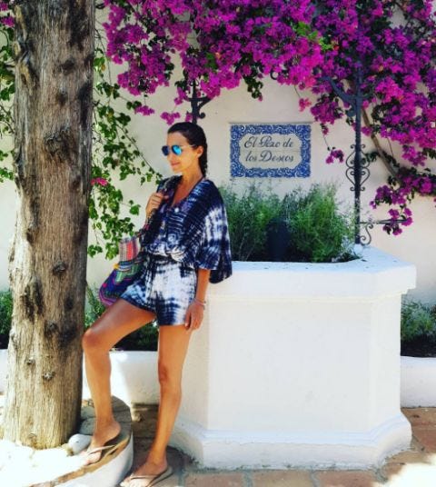 Paula Echevarría de vacaciones en Marbella
