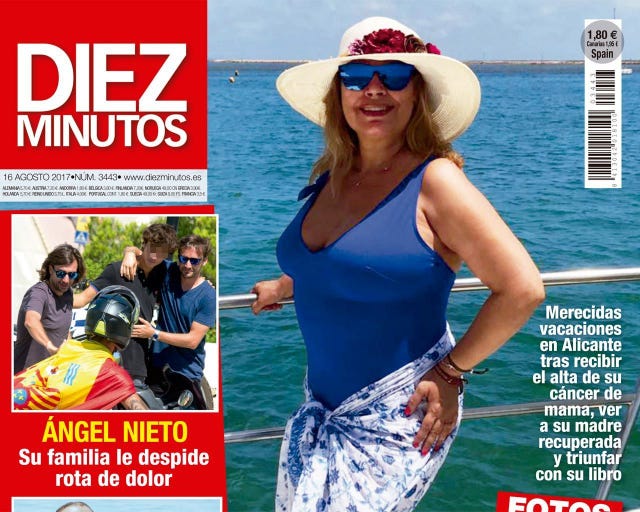 Terelu Campos portada de Diez Minutos