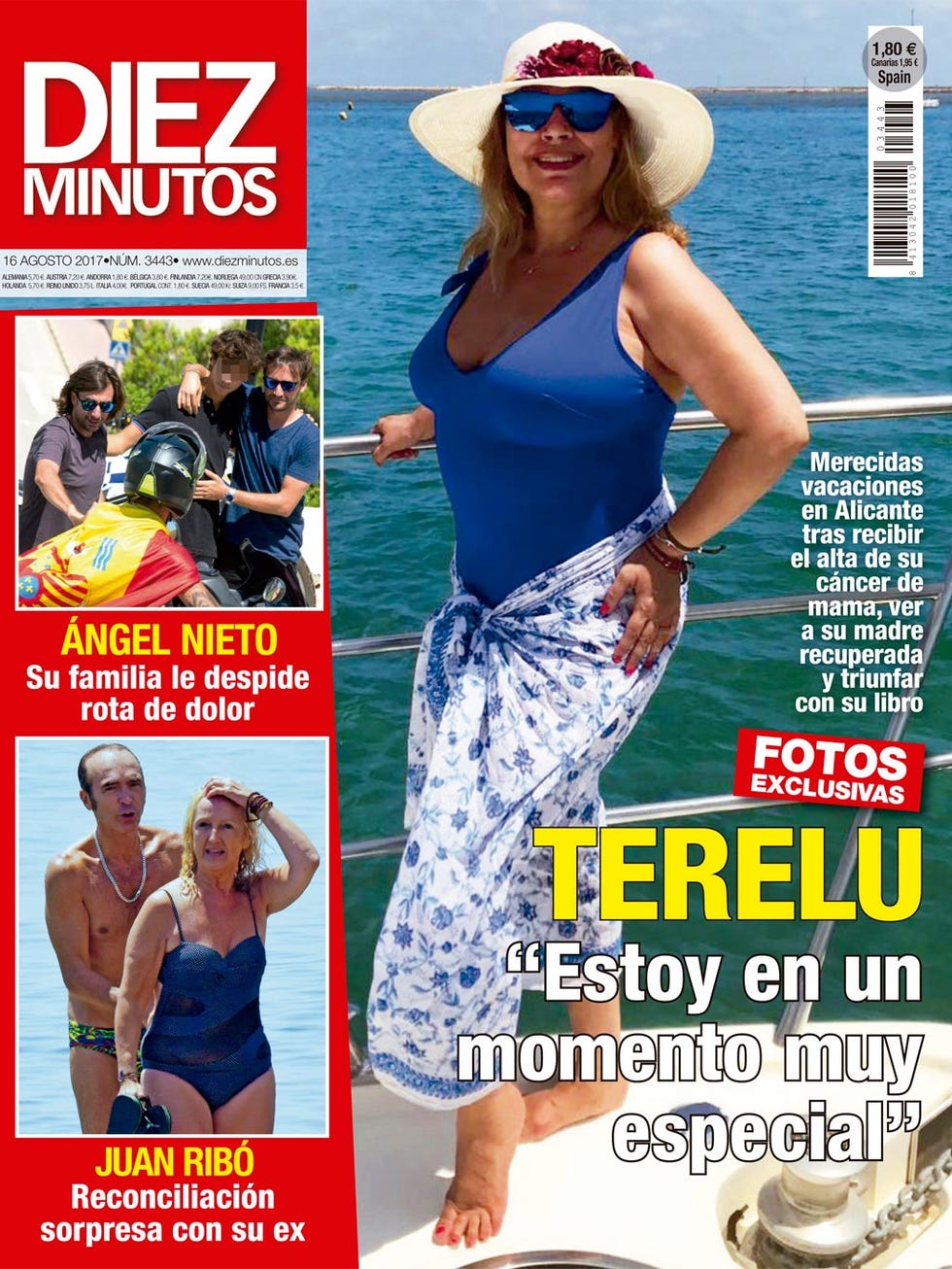 Terelu Campos, portada de Diez Minutos Nº 3443