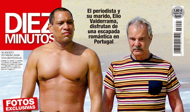 Jesús Mariñas y Elio Valderrama, protagonistas de la portada 3445 de Diez Minutos