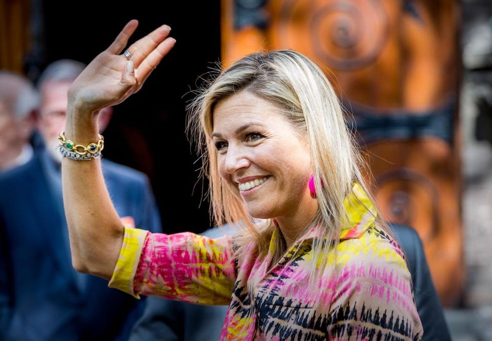 Máxima de Holanda tras la muerte de su padre