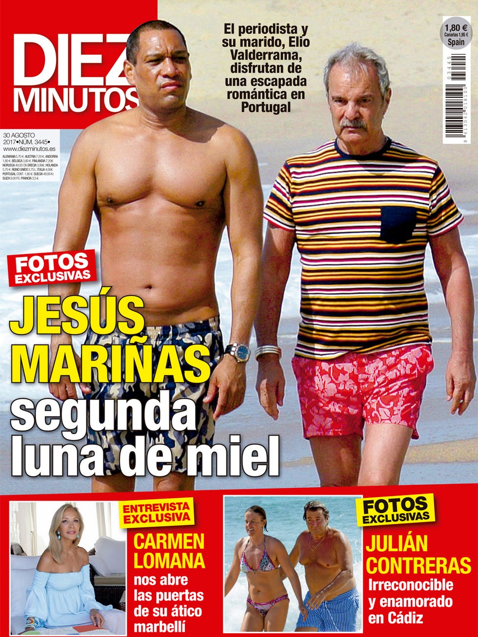 jesús mariñas y elio valderrama, protagonistas de la portada 3445 de diez minutos