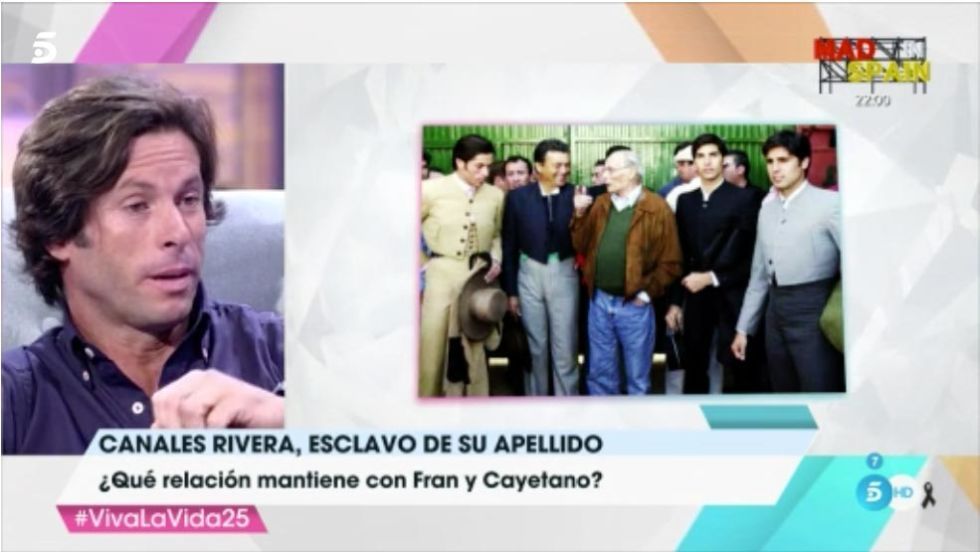 Canales Rivera primo de Fran y Cayetano Rivera