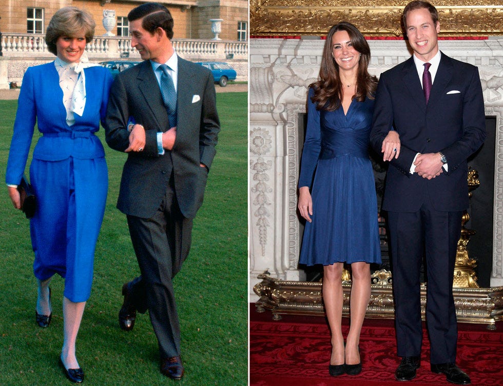 Kate Middleton y Diana de Gales