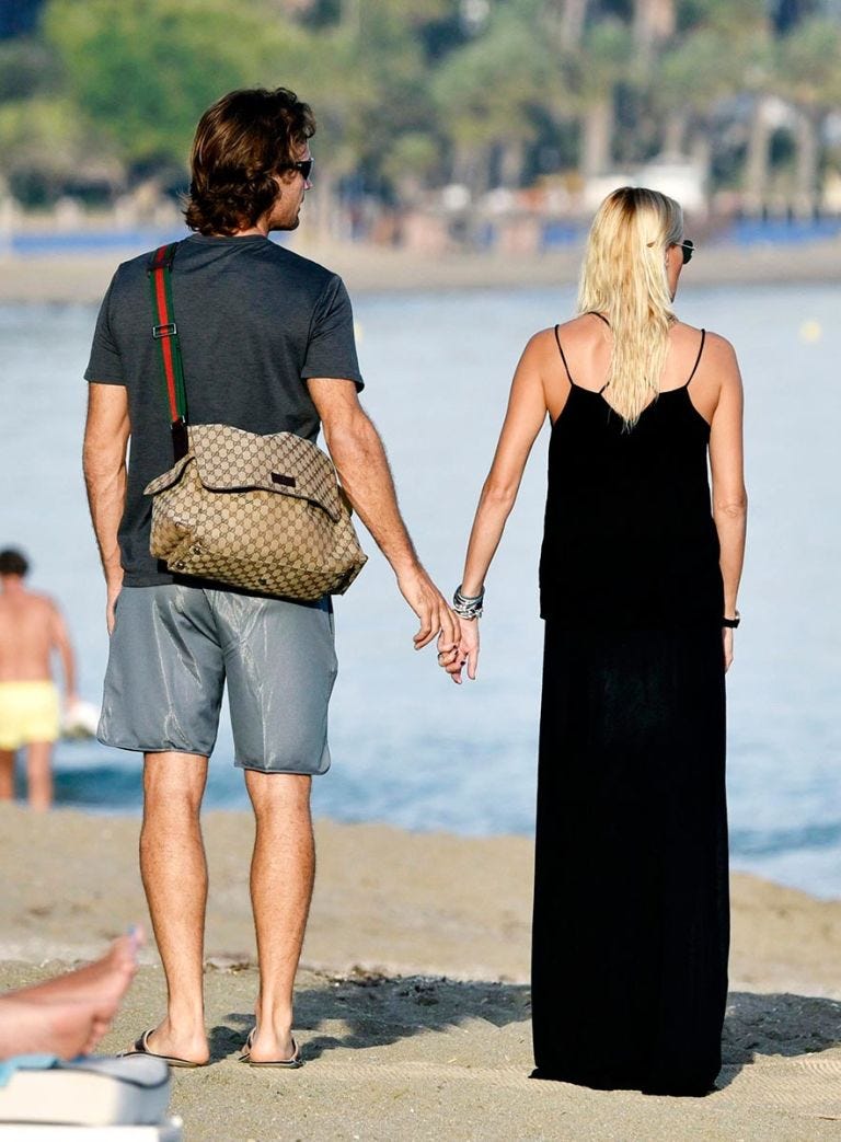 Carolina Cerezuela y Carlos Moyá en Marbella