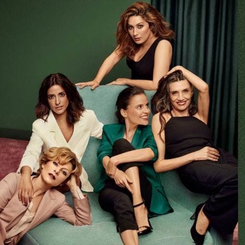 Najwa Nimri, Inma Cuesta, Estrella Morente, Elena Anaya y Ángela Molina