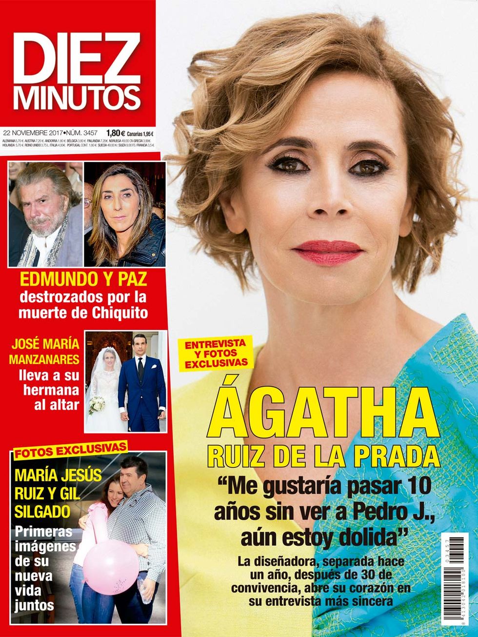 Ágatha Ruiz de la Prada, portada de Diez Minutos 3457