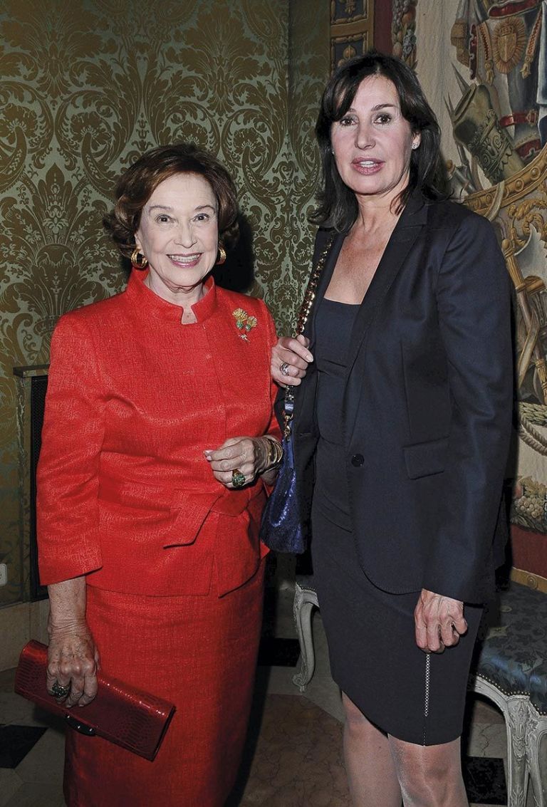 Carmen Franco con su hija Carmen Martínez Bordiú