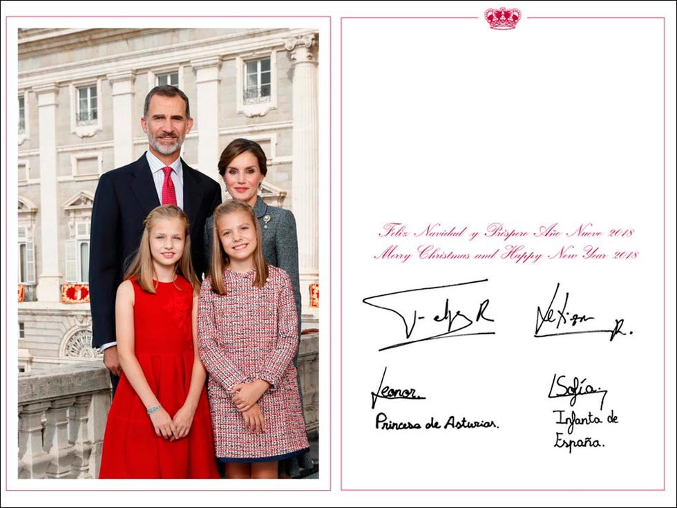 Felicitación Navidad 2017 de los Reyes Felipe y Letizia