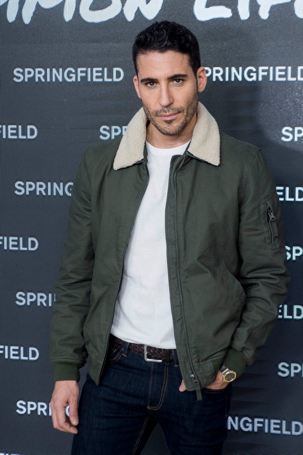 El actor Miguel Angel Silvestre durante la presentacion de la nueva campaña de Springfield en Madrid&#xA;31/10/17