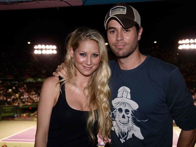 Enrique Iglesias y Anna Kournikova