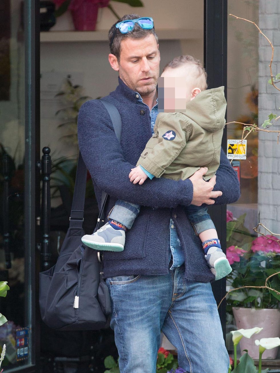 Carlos Seguí con su hijo