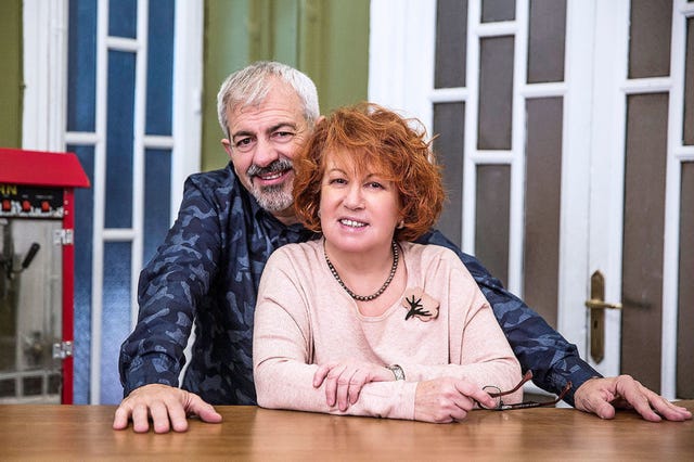Carlos Sobera con Rosa Villacastín