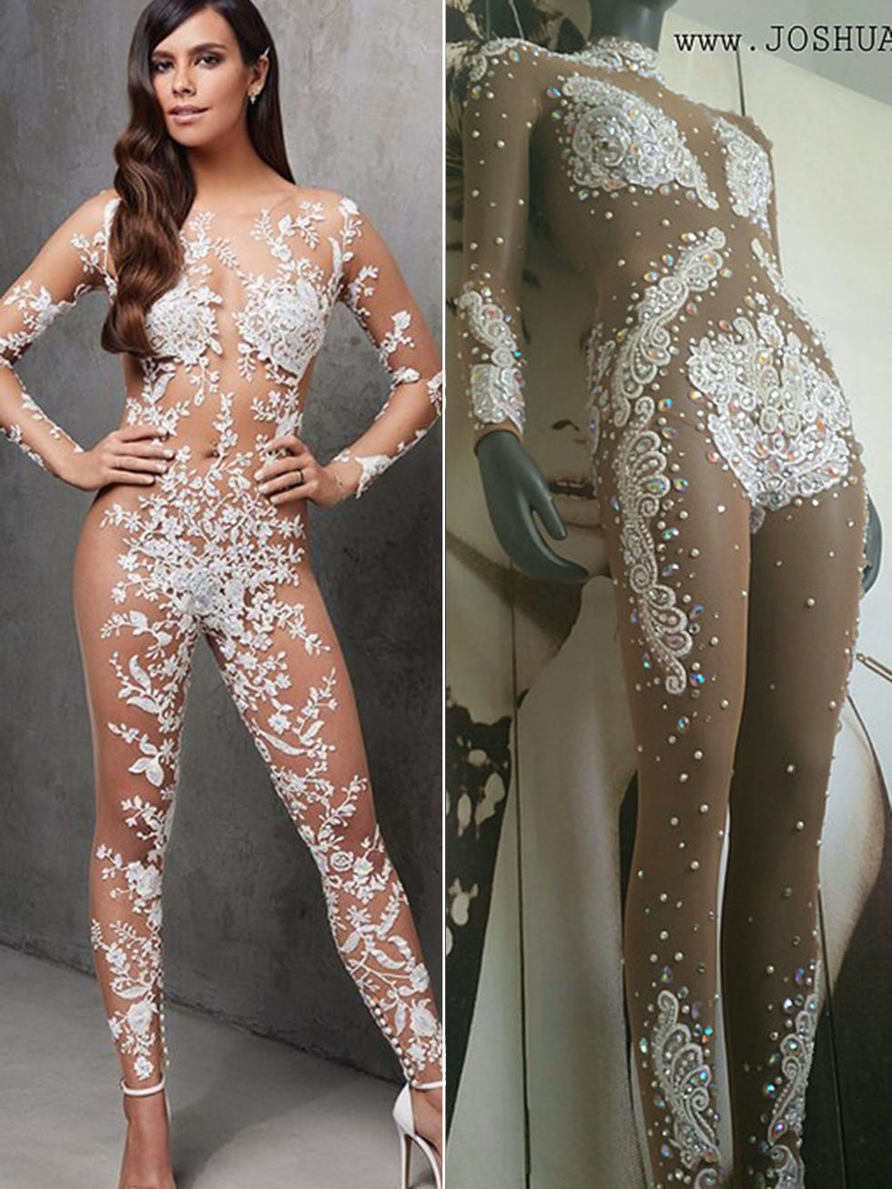 Clothing, Leg, Thigh, Shoulder, Dress, Tights, Beige, Joint, Lace, Lingerie, 