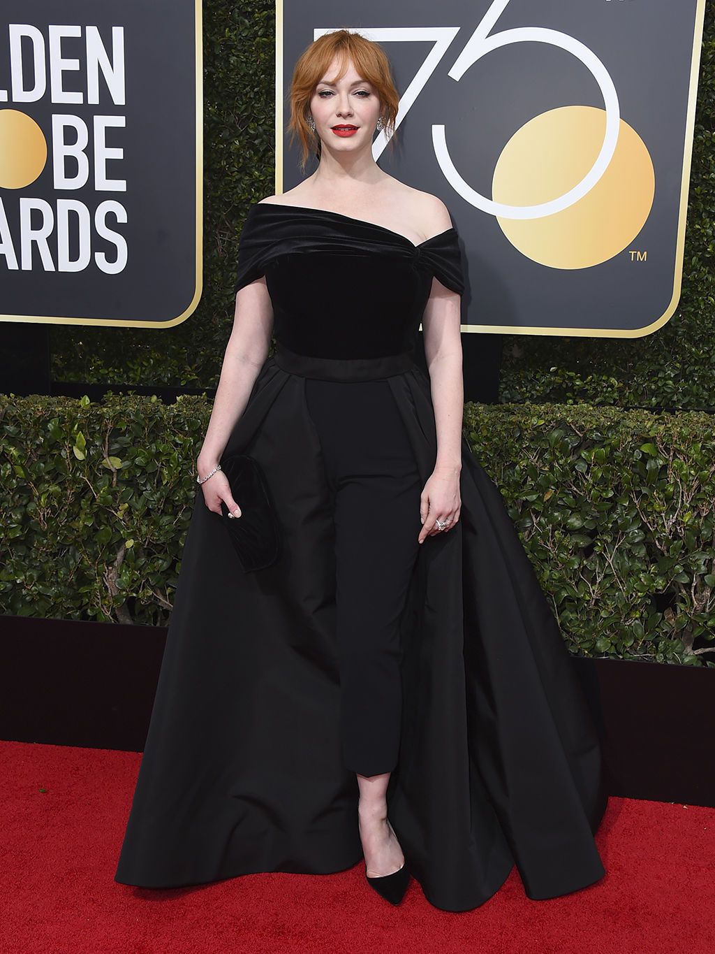 Red carpet, Carpet, Clothing, Dress, Shoulder, Flooring, Premiere, Fashion, Gown, A-line, 