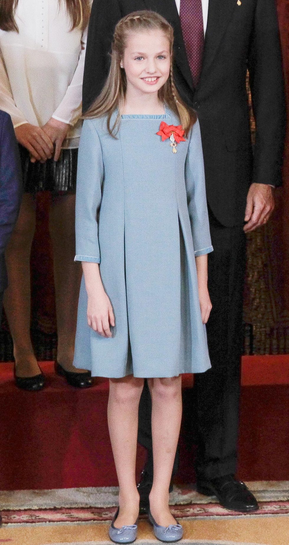 la princesa leonor en la entrega del toisón de oro