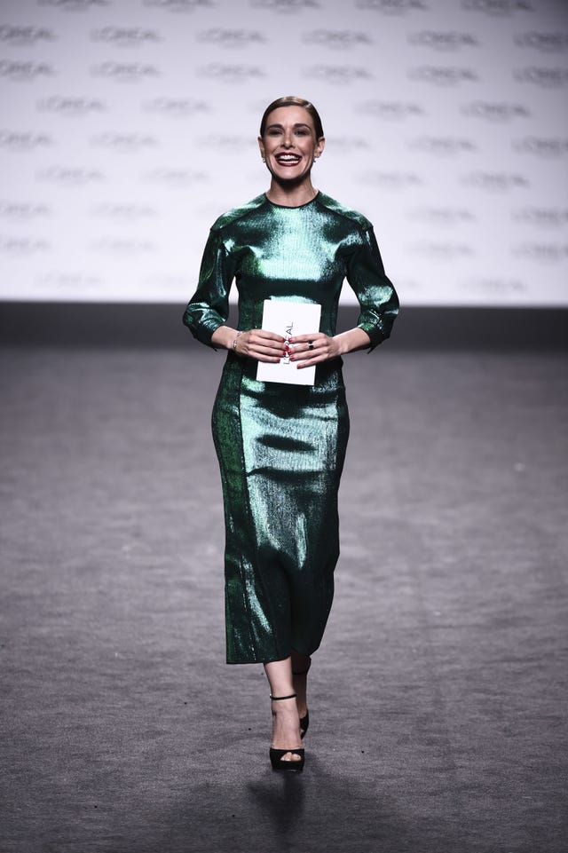 Raquel Sánchez Silva en la fiesta de L'Oreal en la Pasarela Cibeles