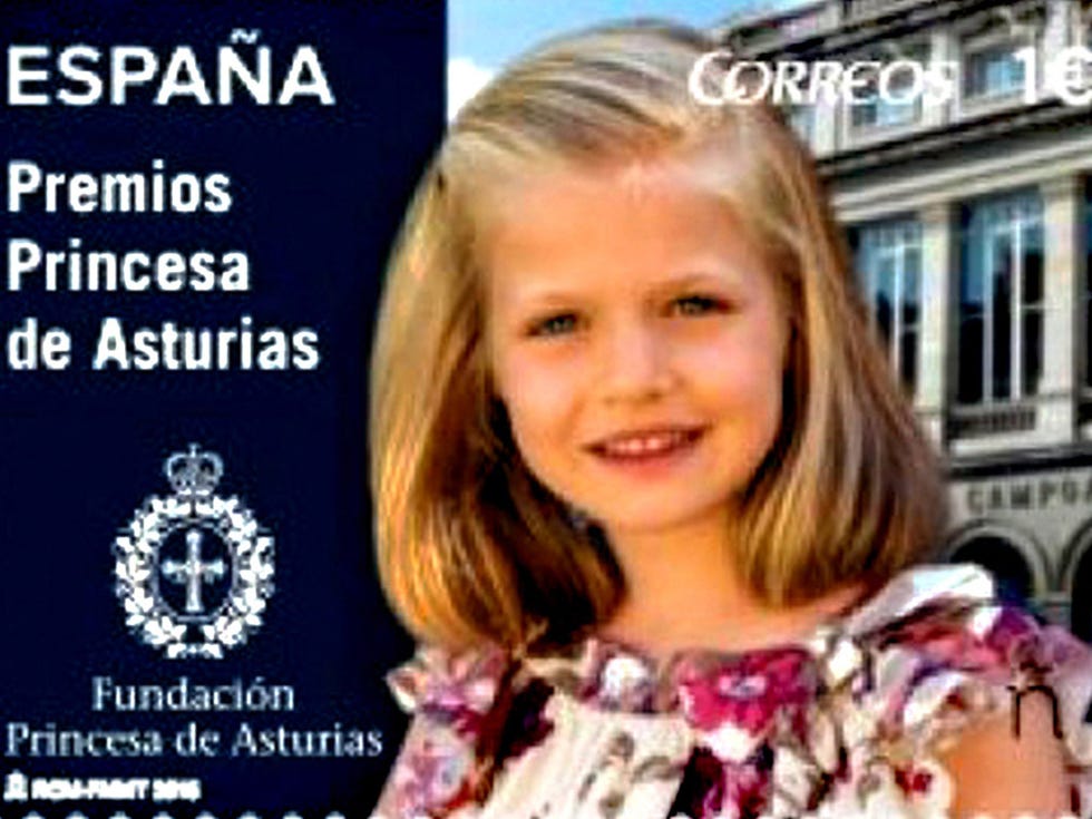 Sello de la princesa Leonor