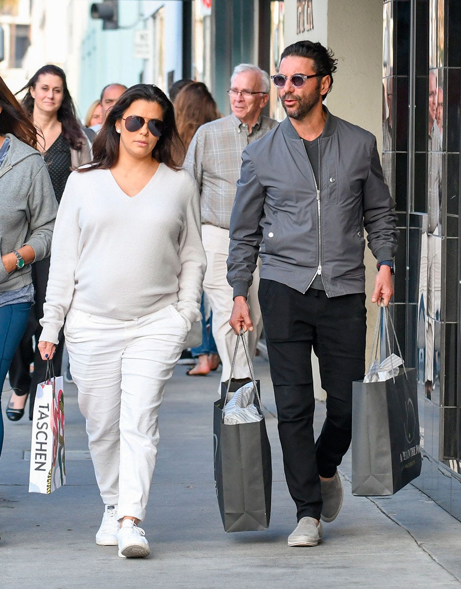 Eva Longoria y su marido José Bastón