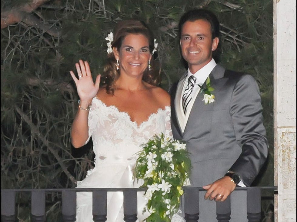 Photograph, Formal wear, Facial expression, Suit, Bride, Bridal clothing, Wedding dress, Gown, Ceremony, Wedding, 