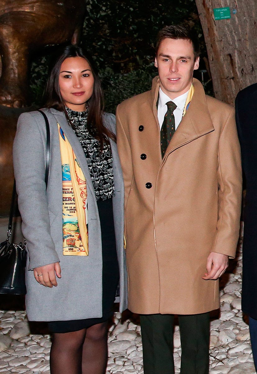 Louis Ducruet y Marie Chevallier