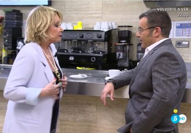 El presentador de 'Sálvame' le explicó a su compañera los motivos de su ruptura con Paco.