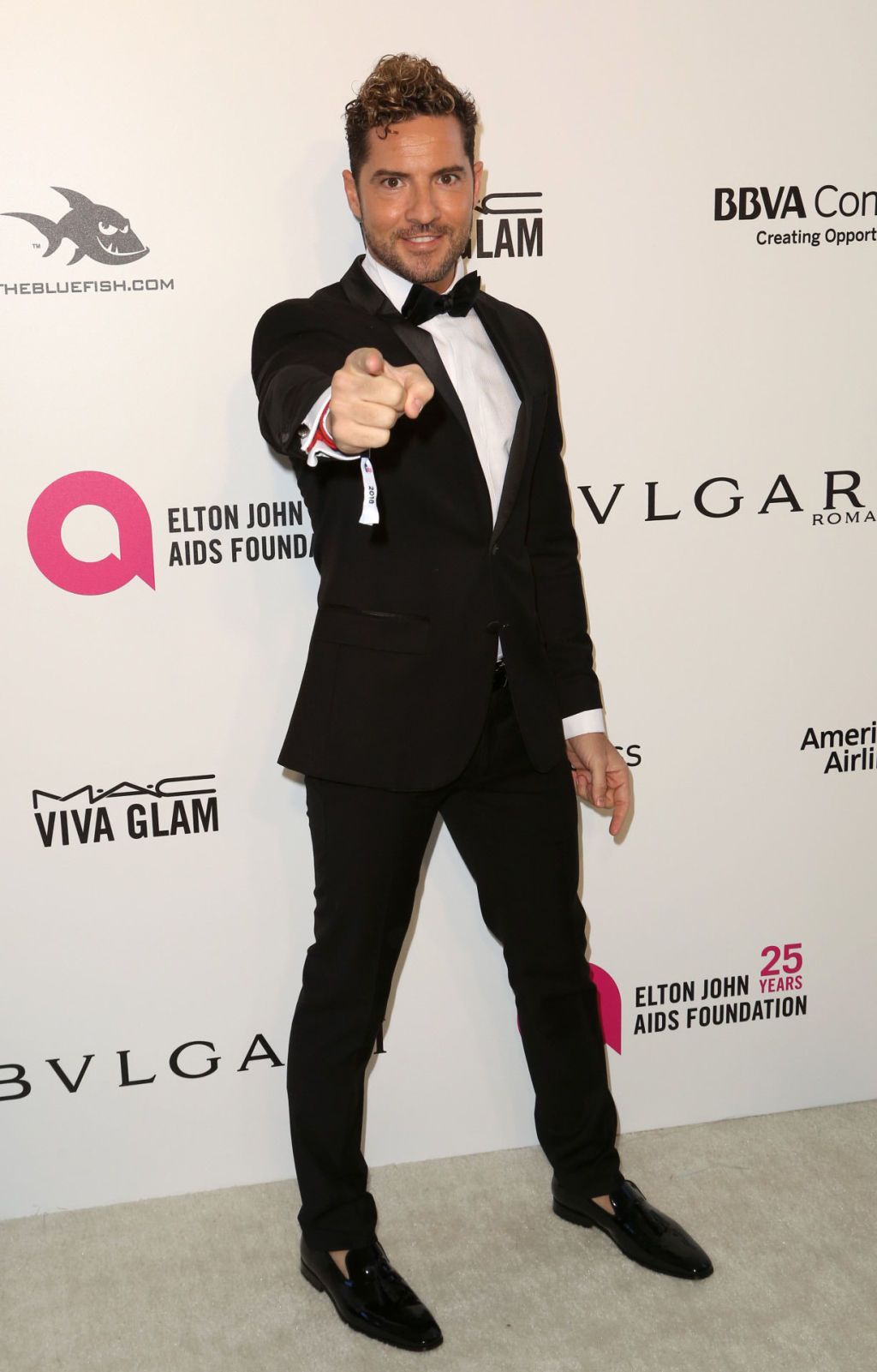 David Bisbal en la fiesta de Elton John tras los Oscar 2018