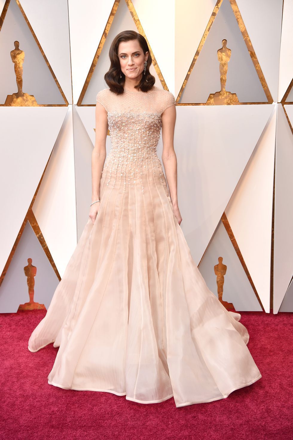 Gown, Dress, Carpet, Clothing, Red carpet, Flooring, Bridal party dress, Wedding dress, Fashion, Fashion model, 
