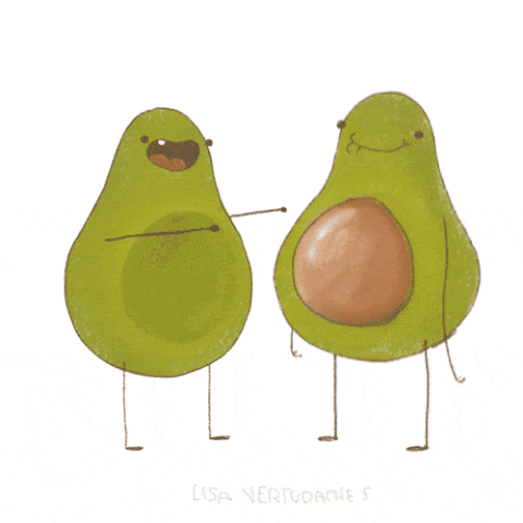 dancing avocados