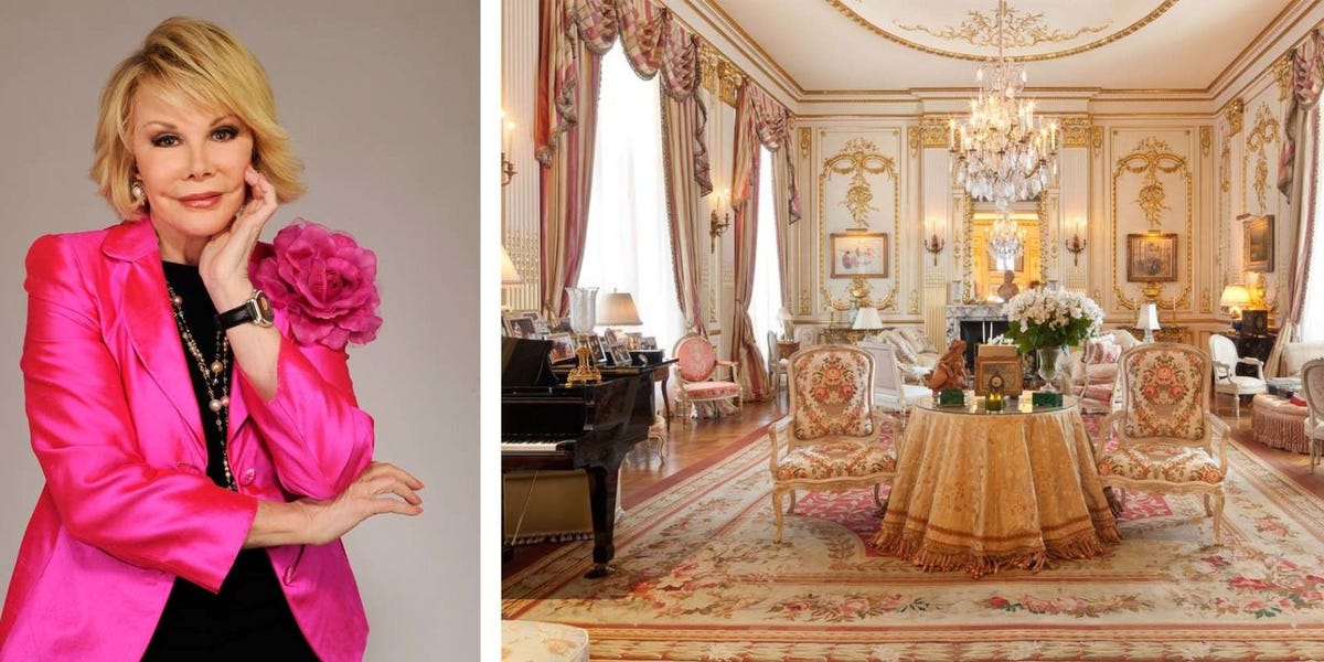 Joan Riverss NYC Apartment Is On The Market For $28 Million Joan Riverss NYC Apartment Is On The Market For $28 Million
