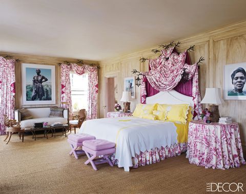 Interior design, Room, Floor, Textile, Purple, Furniture, Linens, Pink, Interior design, Flooring, 