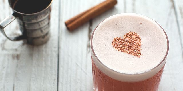 Valentine's Day Pink Hot Chocolate Cocktail Recipe