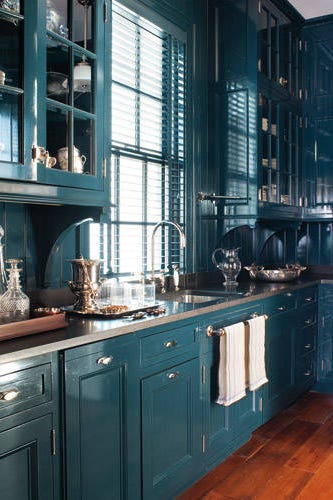 teal kitchen decor for wall