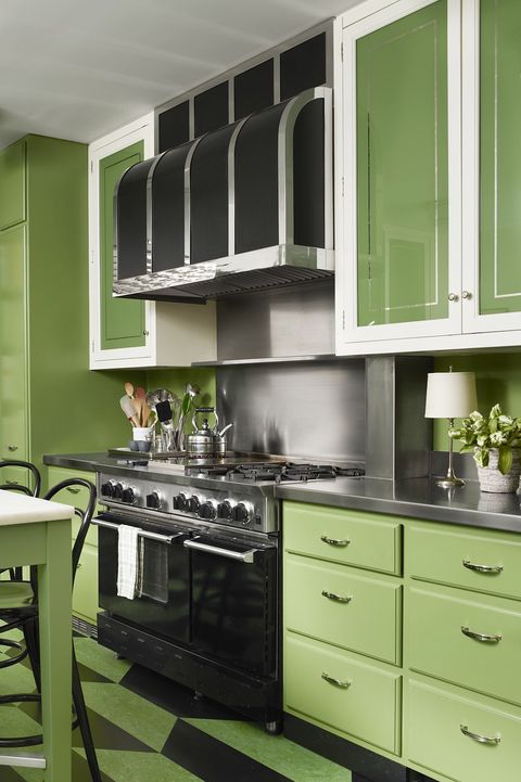 Green Kitchen Cabinets, Kitchen Cabinet Colors With Green Walls