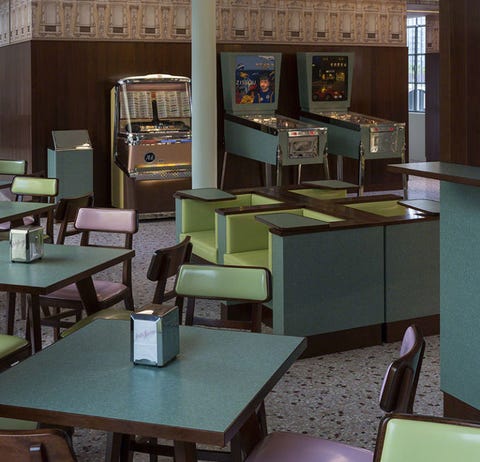 Step Inside The Italian Café Designed By Wes Anderson