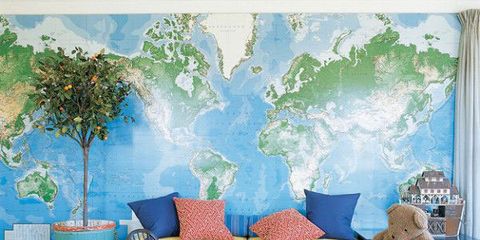 Blue, Furniture, Table, Interior design, Majorelle blue, Azure, Aqua, World, Art, Turquoise, 
