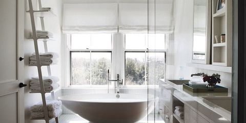 30 Stunning White Bathrooms How To, Black & White Tile Designs