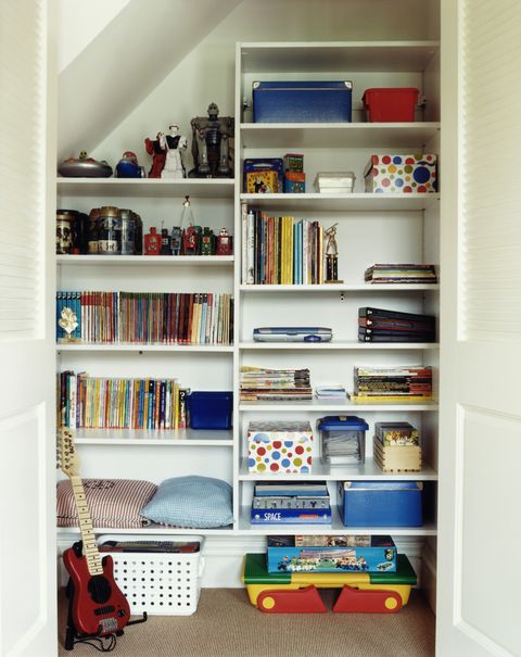Shelf, Shelving, Room, Interior design, Bookcase, Wall, Publication, Collection, Book, Paint, 