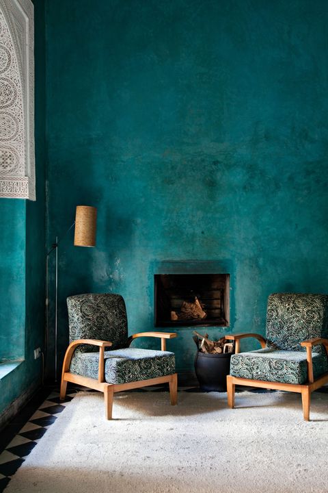 Blue, Green, Room, Furniture, Teal, Wall, Turquoise, Interior design, Aqua, Floor, 