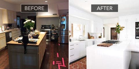 Christina Legate Kitchen Makeover Design Before And After Courtesy Laurel Wolf Then