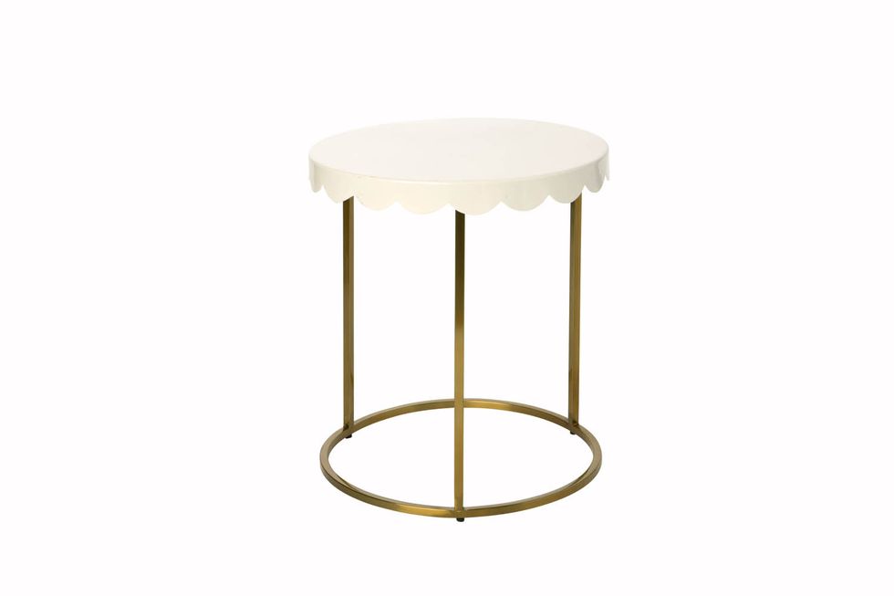 Product, Line, Beige, Material property, Circle, End table, Lighting accessory, Cylinder, Outdoor table, 