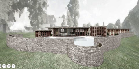 Take A Virtual Tour Of A Frank Lloyd Wright House That Was Never Built