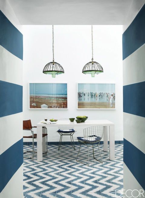 White, Room, Interior design, Blue, Property, Furniture, Ceiling, Floor, Tile, Building, 