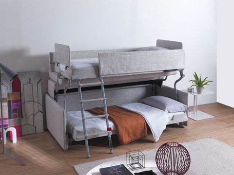 Resource Furniture Palazzo Sofa, Bunk Bed Converts To Sofa