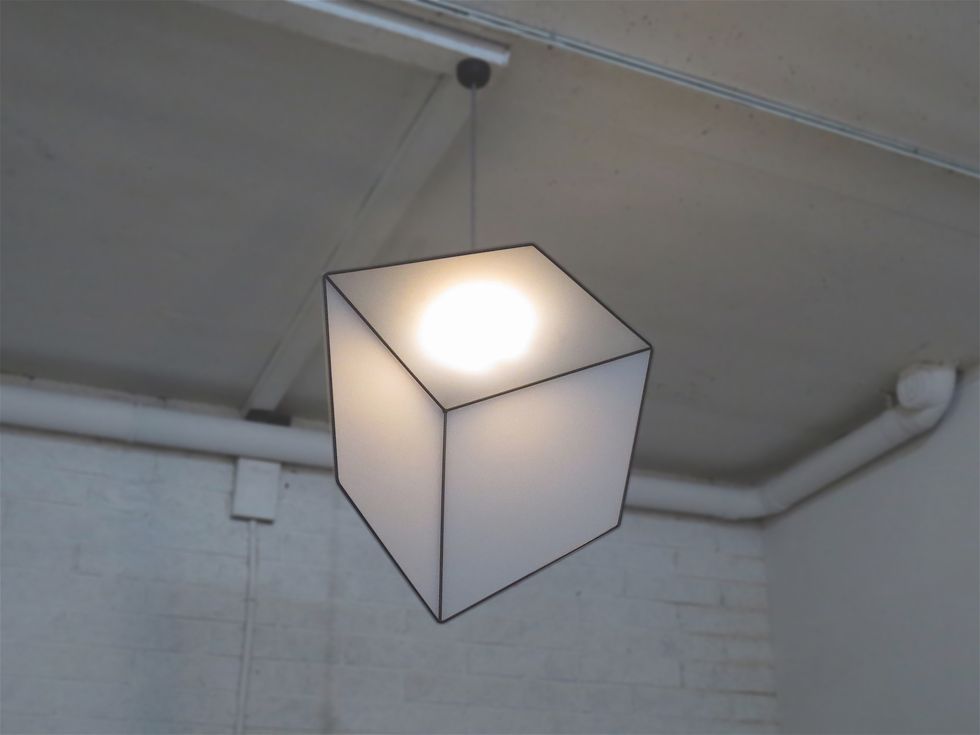 Optical illusion 3D lamps for modern furniture