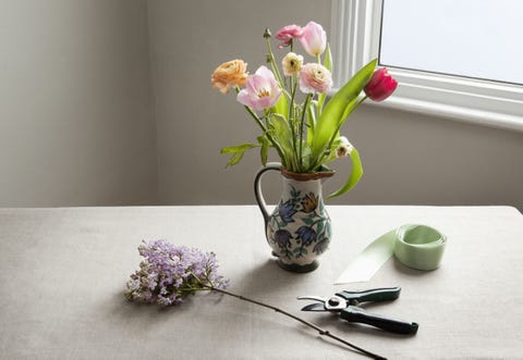 Healthy flower bouquet