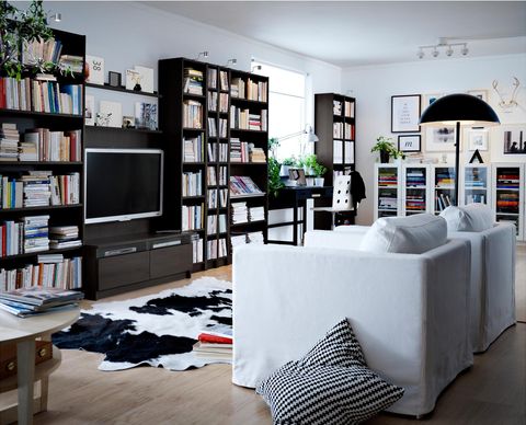 Room, Interior design, Shelf, Wood, Bookcase, Shelving, Home, Furniture, Wall, Floor, 