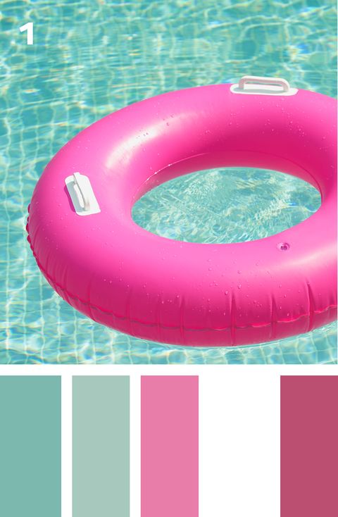 Colorfulness, Pink, Magenta, Aqua, Teal, Turquoise, Inflatable, Circle, 