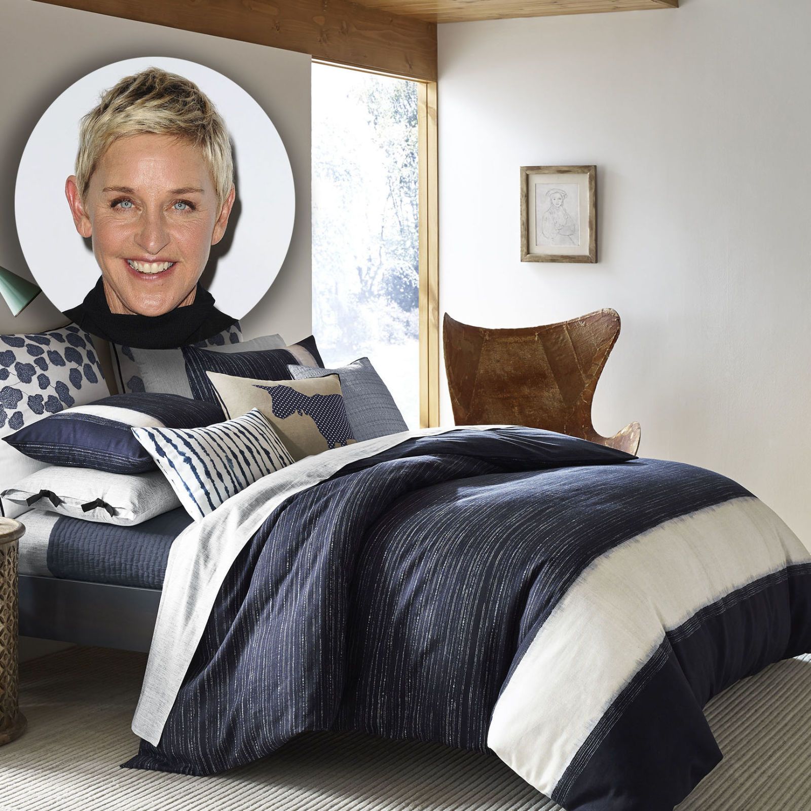 ellen degeneres bedding line