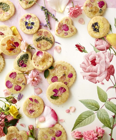 Edible flower sugar cookie recipe